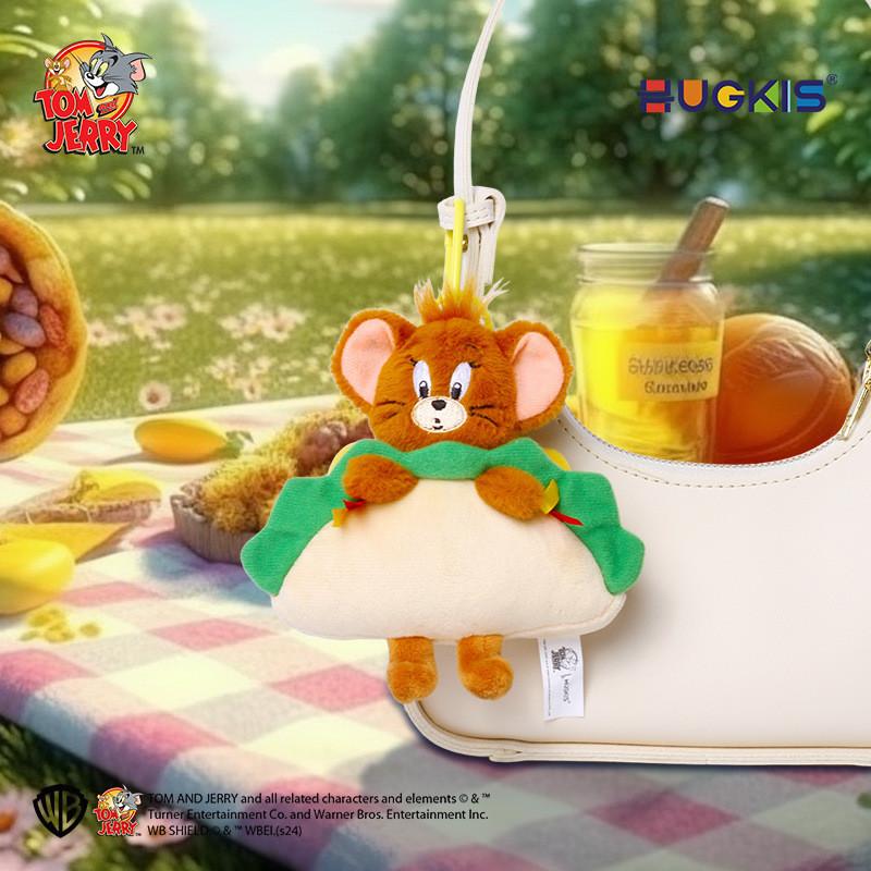 Мультфильм Том и Джерри Торт Тако Подвеска Мышонок Джерри с мягким коротким ворсом для детей и коллекционеров
