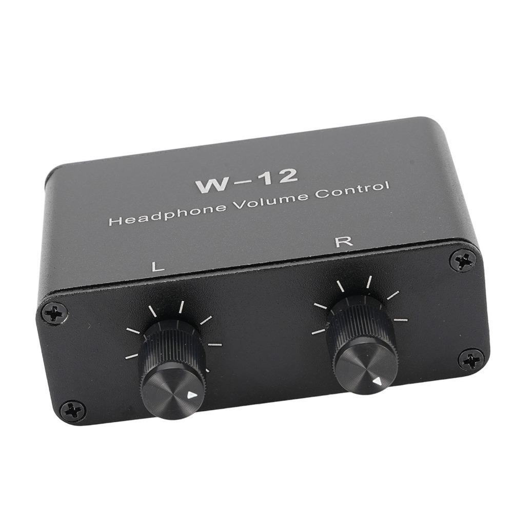 3.5mm 6.35mm Stereo Volume Controller Headphones Volume Attenuator for Audio Systems
