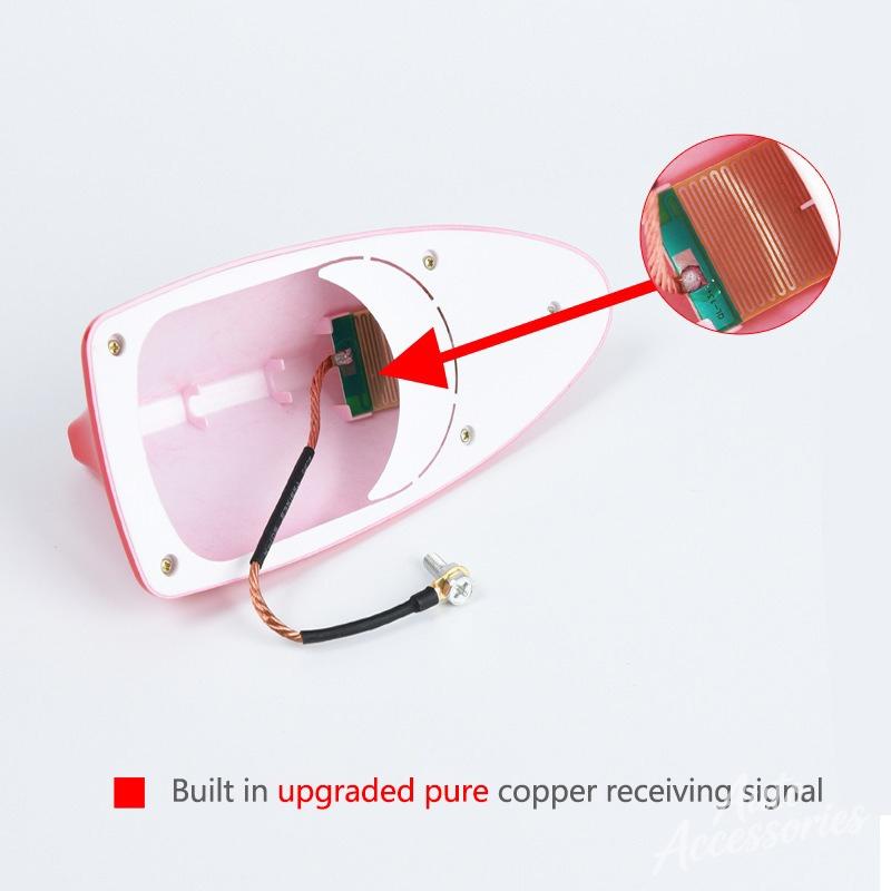 Fashion Car ABS Material Antenna Shark Fin Decoration stickers For BMW 1 3 5 7 Series X1 X3 X4 X5 F10 F16 F20 F30 F25 M3 M4 E34 ZCY6