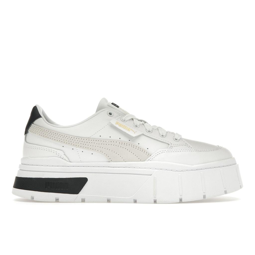 Puma Mayze Stack White Vaporous Grey Women Sneakers 384363-01