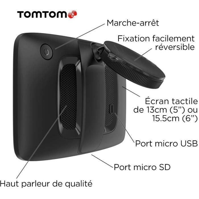 Navigateur GPS TOMTOM GO Classic 6" - Carte Europe 49 pays - Mises à jour Wi-Fi - Alertes de zones de danger