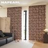 1 шт. NAPEARL Американский Ретро Синий Фон Цветочный и Птичий Принт Шторы 70-80% Блэкаут Шторы для Спальни Гостиной Окна для Домашнего Декора