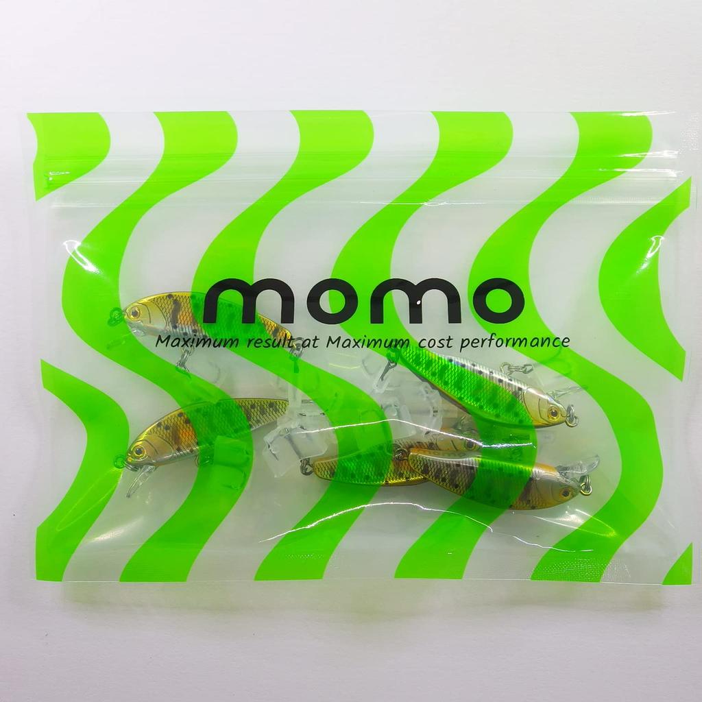 Momo Lure Mountain Stream Trout Lure Heavy Sinking Minnow D Flat 44 мм Модель с вольфрамом Для контакта с Yamame Set package [Momo Lure] 4.3 г