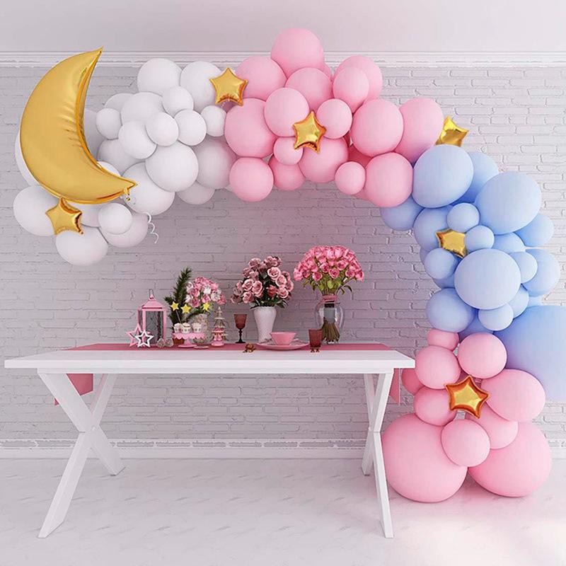 Gender Reveal Birthday Baby Shower Decorations Wedding Party Supplies Pink Blue Balloon Garland Arch Kit