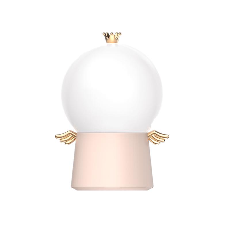 Проекционная лампа «Ангел-хранитель», зарядка через USB, музыкальная подсветка «Звездное небо», детский светодиодный цветной вращающийся ночник-шкатулка