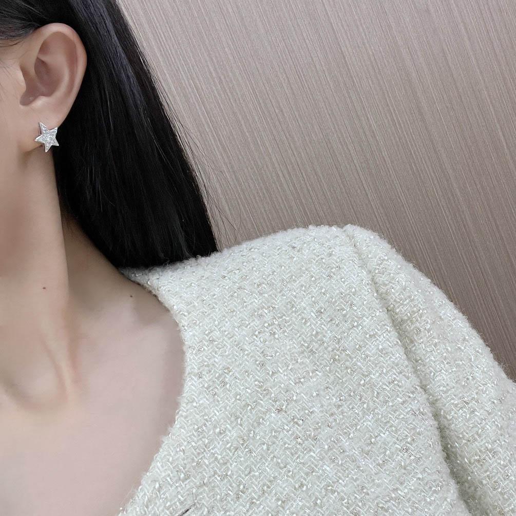 2023 Trend Popular Brand Earrings Luxury Jewelry for Women Fashion Diamond Designer Eardrop Fine Quality Women's Star Ear Stud