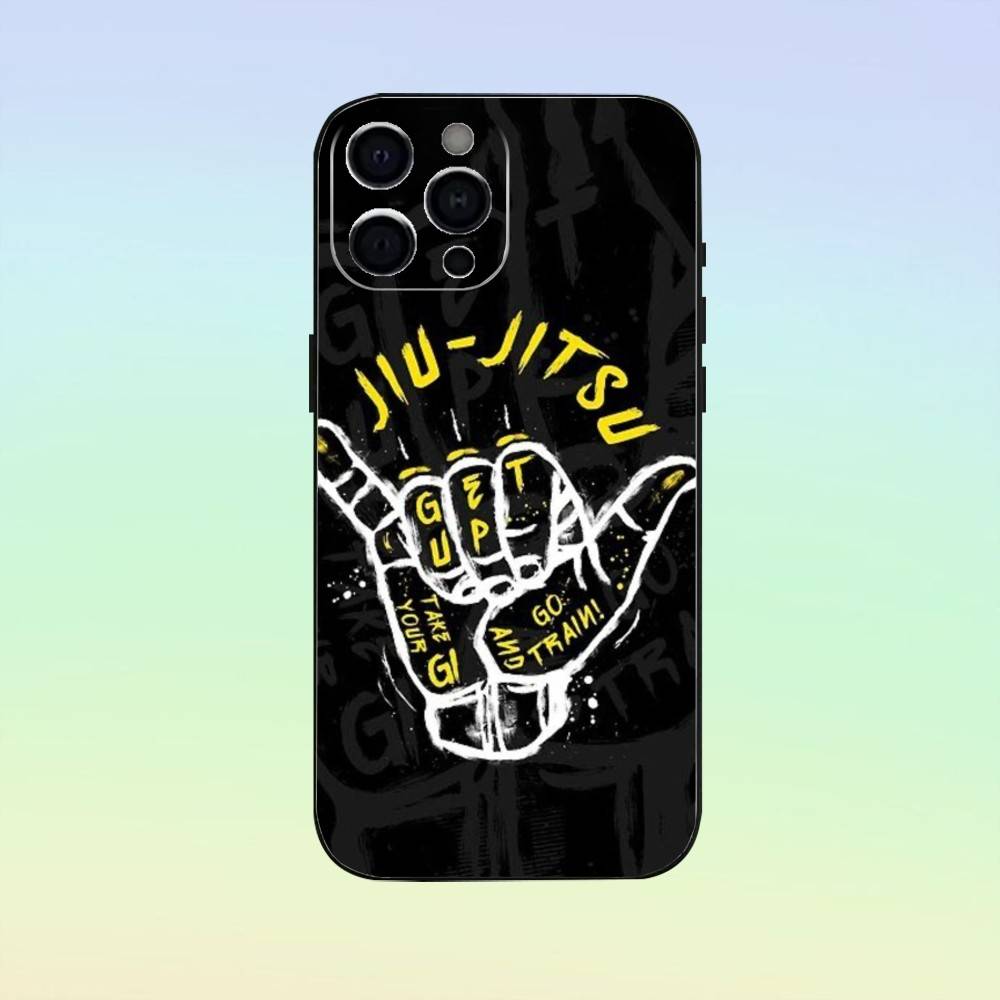 Чехол для телефона BJJ Бразильское джиу-джитсу Для iPhone17,16,15,14,13,12,11 Plus,Pro Max Мягкий черный чехол