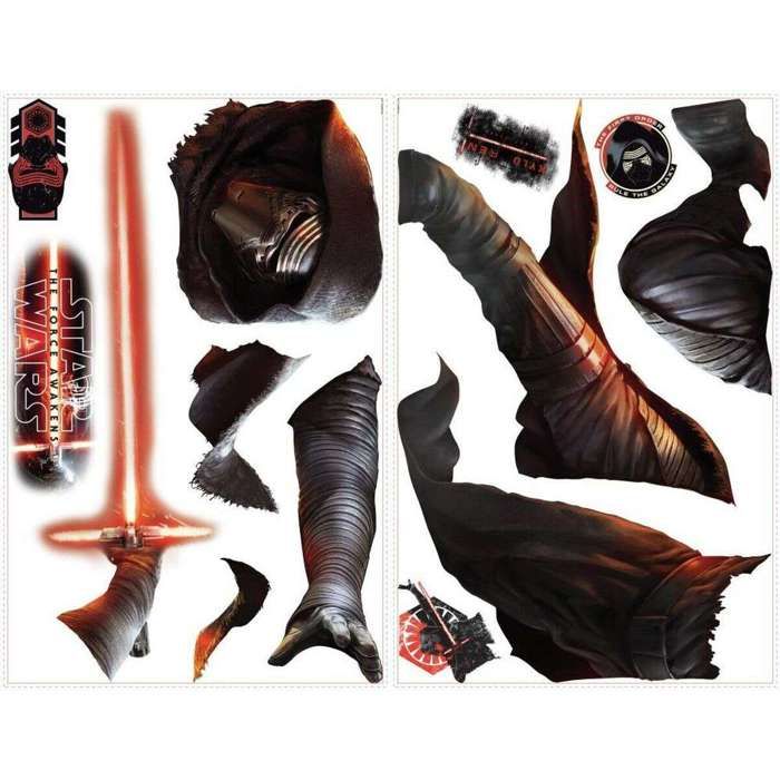 Giant Repositionable Stickers Kylo Ren, Star Wars Episode VII 156x104