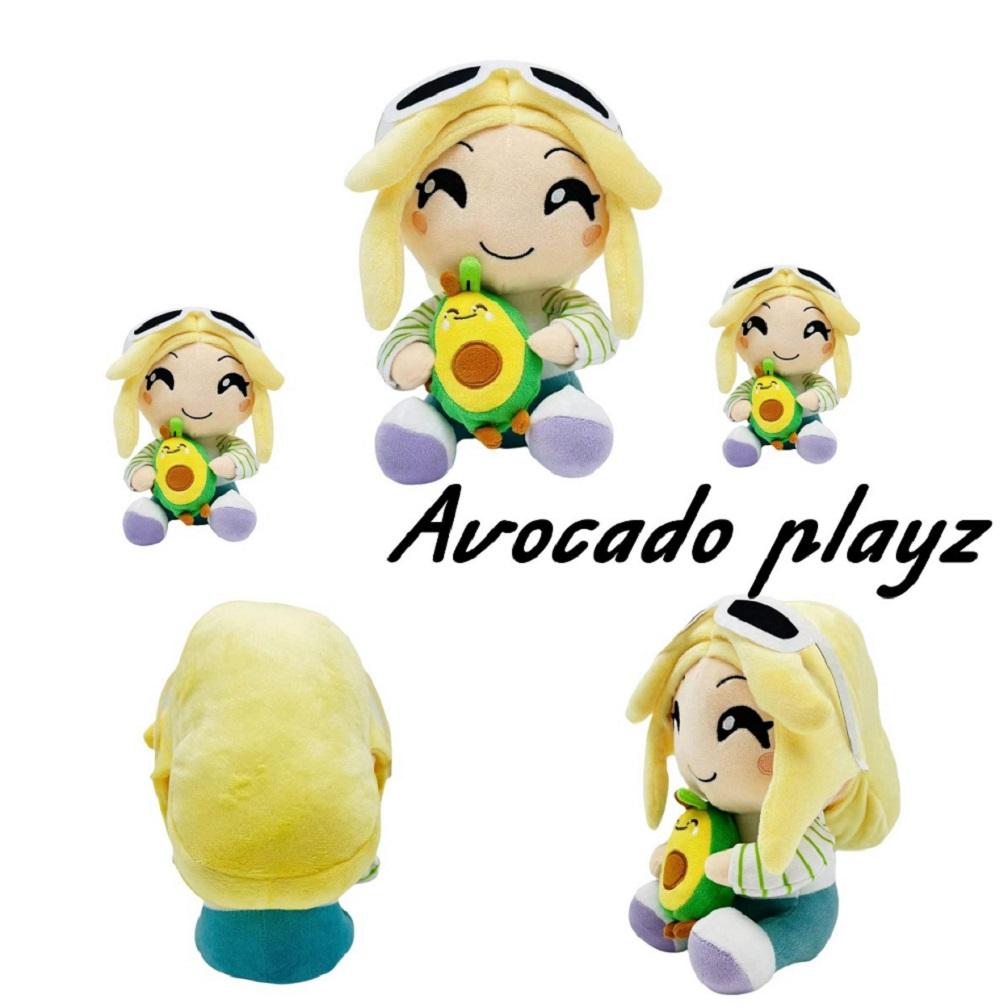 Новый Очаровательный Авокадо Playz Мягкая Фигурка День Рождения Игра Авокадо Playz Мягкие Игрушки Соберите Сторонников Украшение для Дома Сезонные Подарки Фигурки