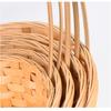 Large Capacity Fruit Storage Bin Handmade Bamboo Flower Basket High Quality Storage Basket