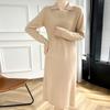 Women's Cashmere Dress 30% Cashmere 70% Wool Autumn and Winter Cashmere Skirt Soft and Warm