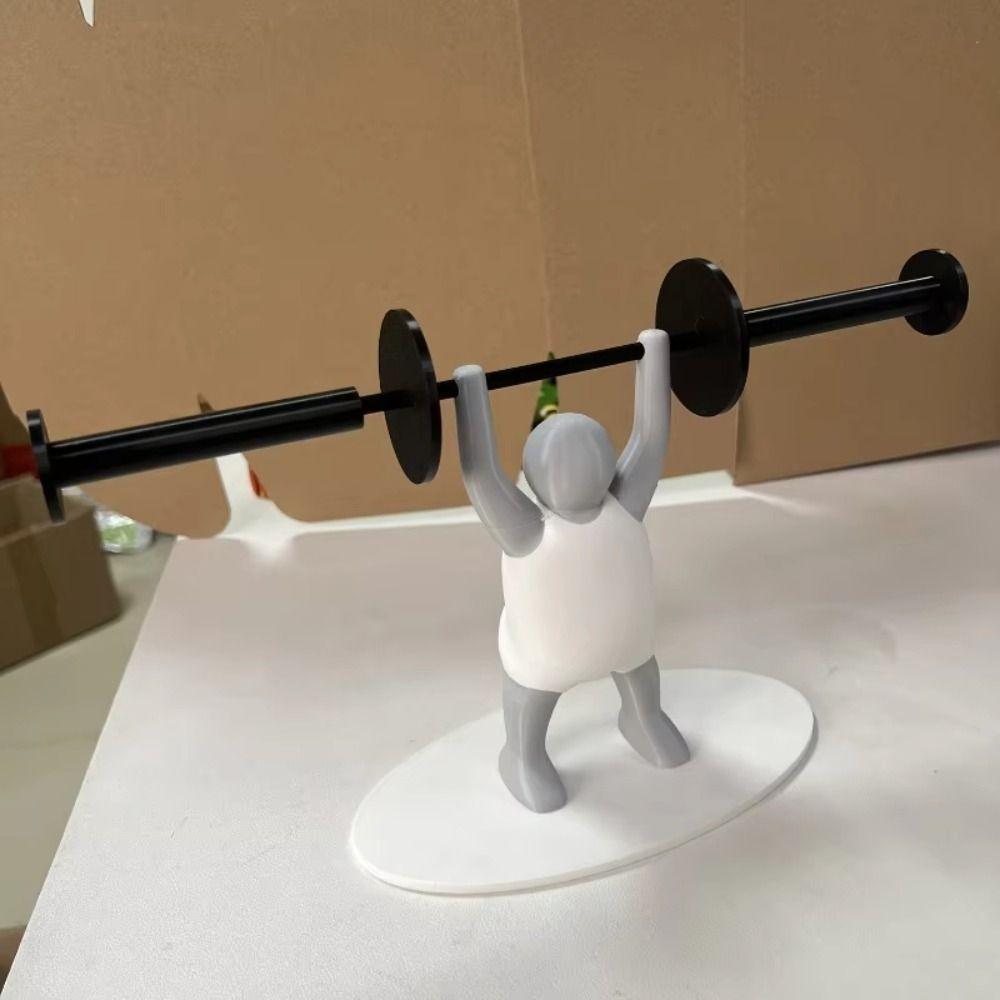Тяжелоатлет Держатель для туалетной бумаги Штанга Держатель для салфеток Смешной держатель для туалетной бумаги Отель