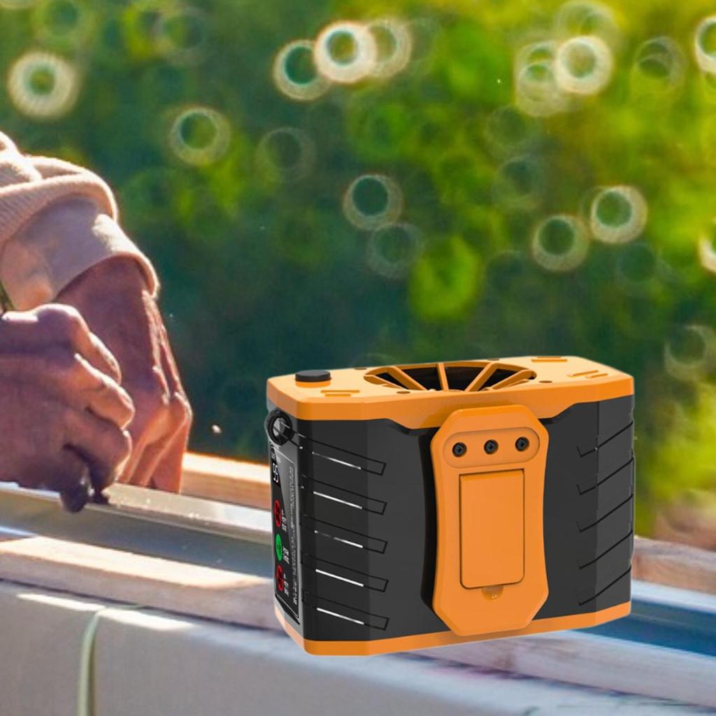 Mini Waist Clip Fan Mute Personal Fan for Hiking Fishing Construction Site