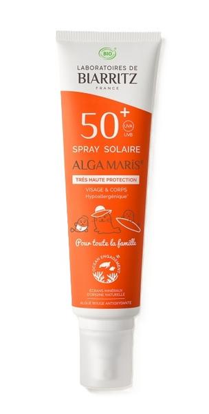 Laboratoires de BIARRITZ ALGA MARIS® Sunscreen Spray for Face and Body FOR THE WHOLE FAMILY SPF 50+ (150 )