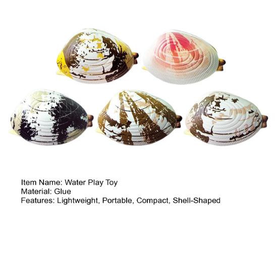 Shell-Shaped Water Spray Toy for Adult Pranks Summer Fun Strong Mist Sprayer Novelty Beach Party Gift for Friends Parties