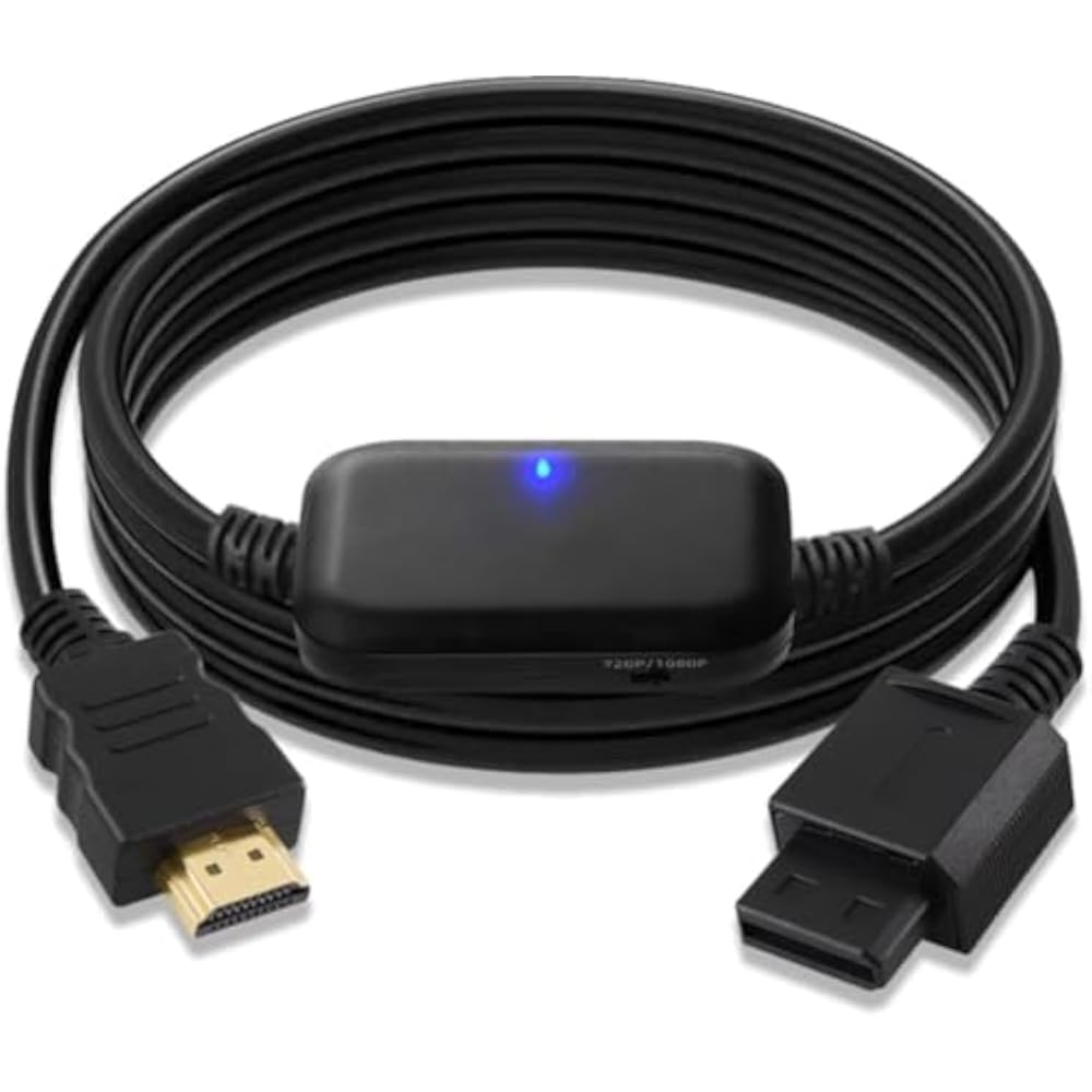 [Простое подключение! [Кабель-конвертер для ретро-игр] Конвертер HDMI-кабеля для Wii Совместимый HDMI-кабель Нет ...