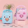 Creative Pig Iron Metal Piggy Bank with Lock - Student Coin Storage Jar, Children's Gift, Ideal for Kindergarten June 1st Prizes.