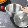 1Pcs Stainless Steel Rice Bow Soup Bowl Children Bow Small Steamed Egg Bowl