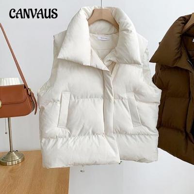 Жилет из хлопка больших размеров для женщин, осенне-зимний жилет без рукавов с воротником, верхняя одежда, куртка Tide