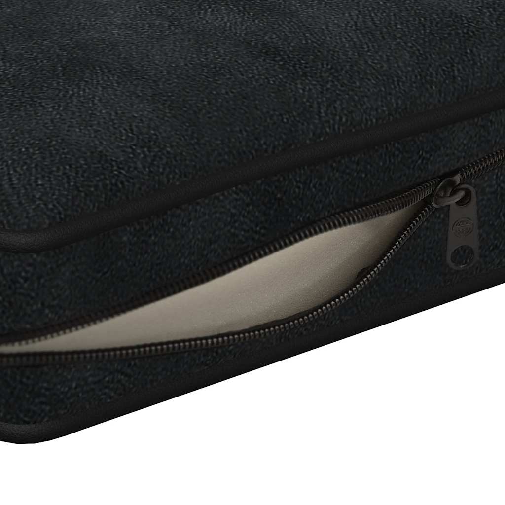Pet Sofa for Dogs Black 72 x 45 x 30 cm Plush