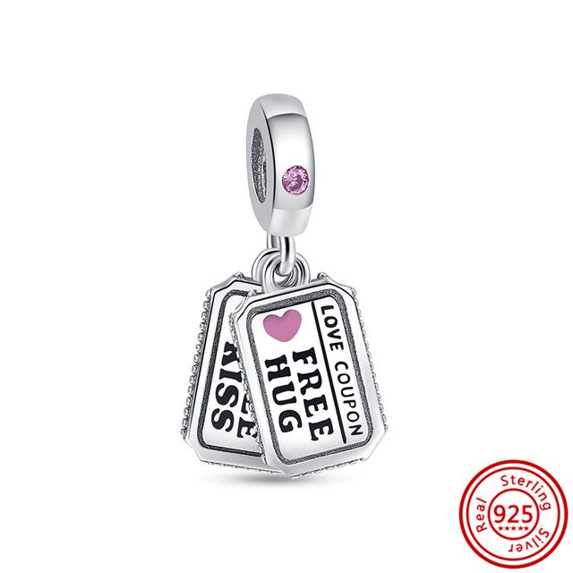 100% стерлингового серебра 925 пробы, подвеска для мамы, бусины в форме сердца навсегда, подходят оригинальные модные подвески, браслет, ювелирные изделия своими руками, подарок на день матери