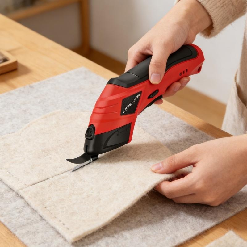 Ручные Беспроводные Электрические Ножницы Резак для Ткани Замена для Резки Картона Швейные Проекты Аксессуары