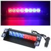 Dash Strobe Warning Light 12V 8 LEDs 3 Flashing Modes Day Running Flash Led Police Lights Car Truck Emergency Flasher
