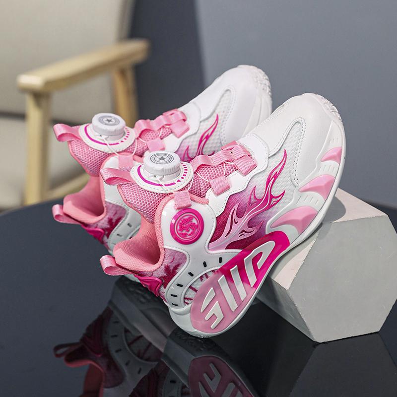 28-40 Детские Большие Размеры Удобные Дышащие Комфортные Модные и Модные Спортивные Кроссовки Баскетбольные Кроссовки Детская Обувь