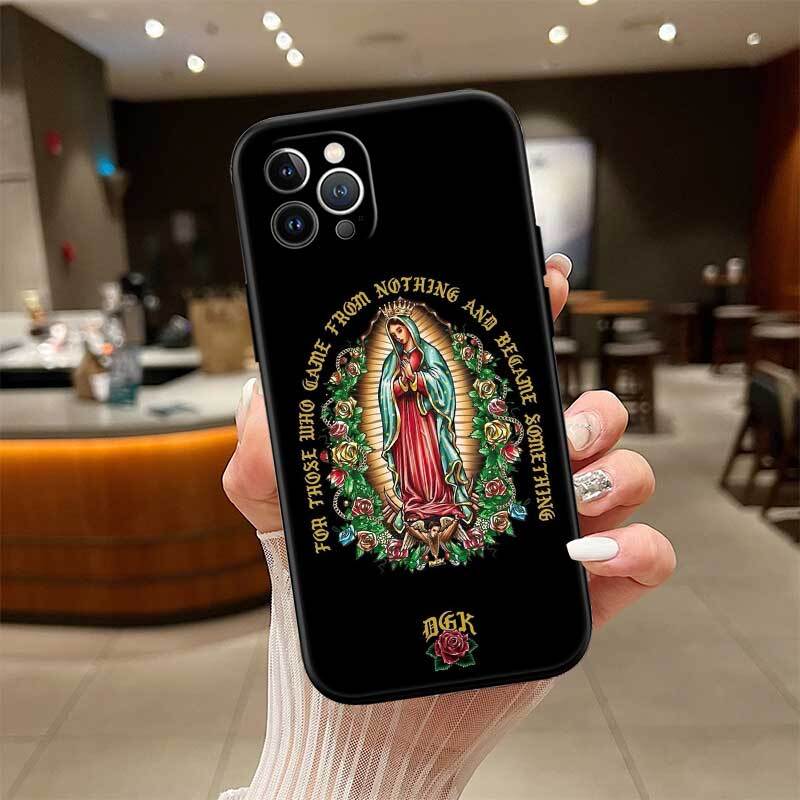 Virgen Maria Case for Samsung M55 M35 M15 A02 A05S A05 A06 A15 A12 A13 A10 A16 A20 A22 A24 A25 A30 A31 A32 A33 A35 A42 A50