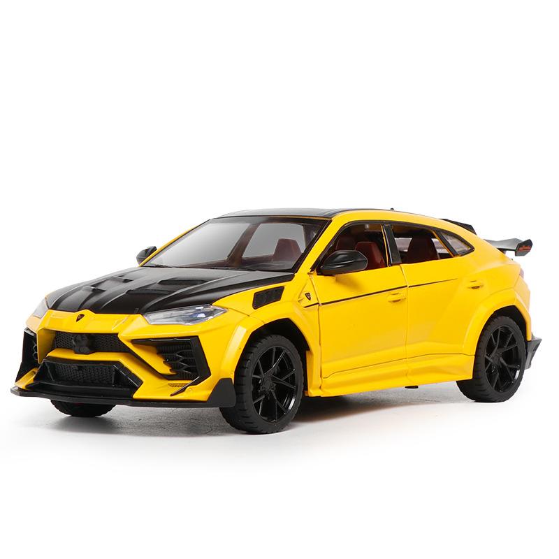 1/24 Lamborghini URUS внедорожник сплав модифицированная модель спортивного автомобиля литой металл внедорожник модель симуляция звук и свет детская игрушка подарок