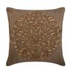 Euro Sham Pillow Cover Brown European Pillow Shams Silk Euro Pillowcases Contemporary Sham Easter - Gold Turkish Dream