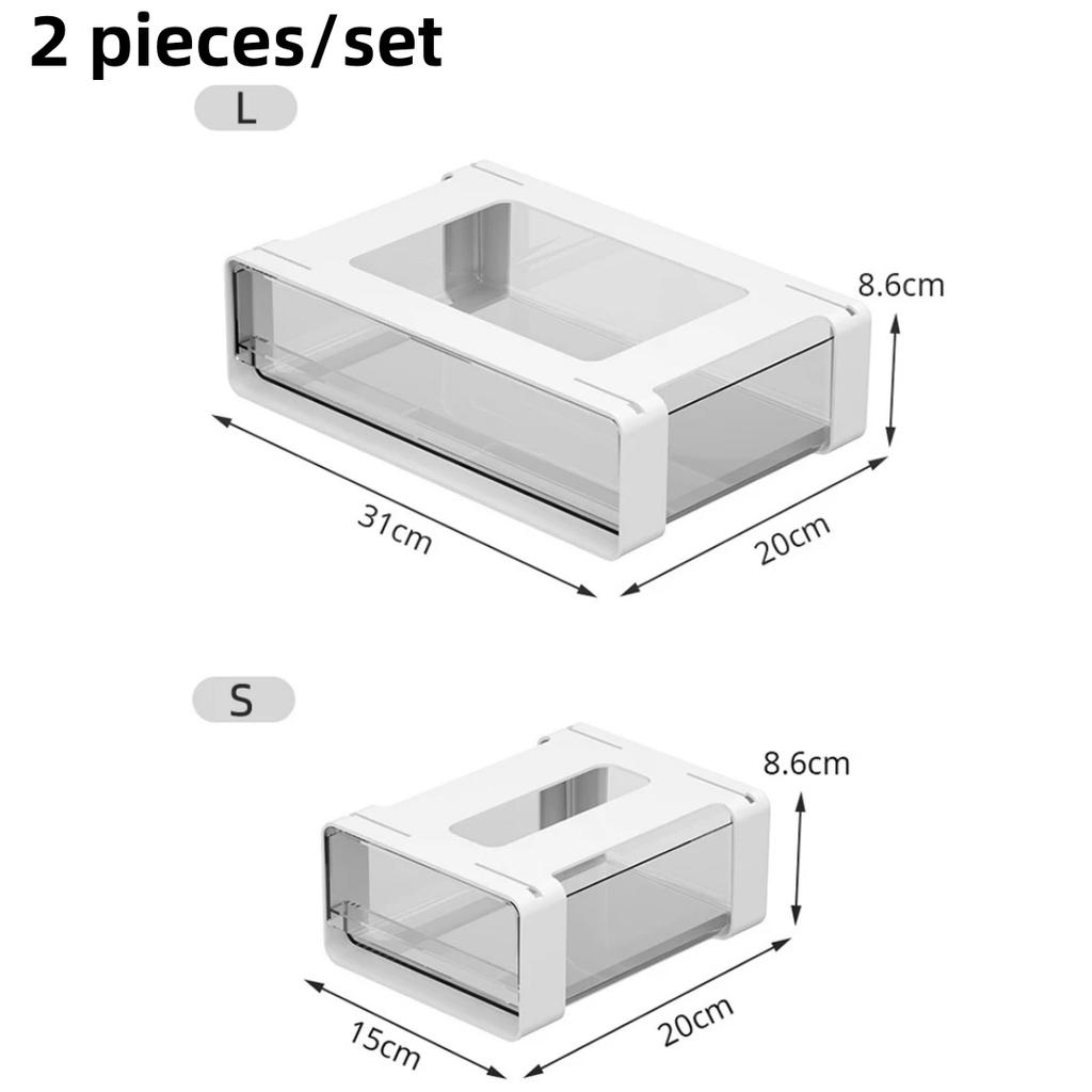 Ящик для хранения ящика под столом, скрытый самоклеящийся тип ящика, шкаф для хранения, офисный стол, стеллаж для хранения косметики, канцелярских принадлежностей
