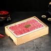 Tray, Chilled Ice Plate, Wooden Beef Serving Plate for Sashimi