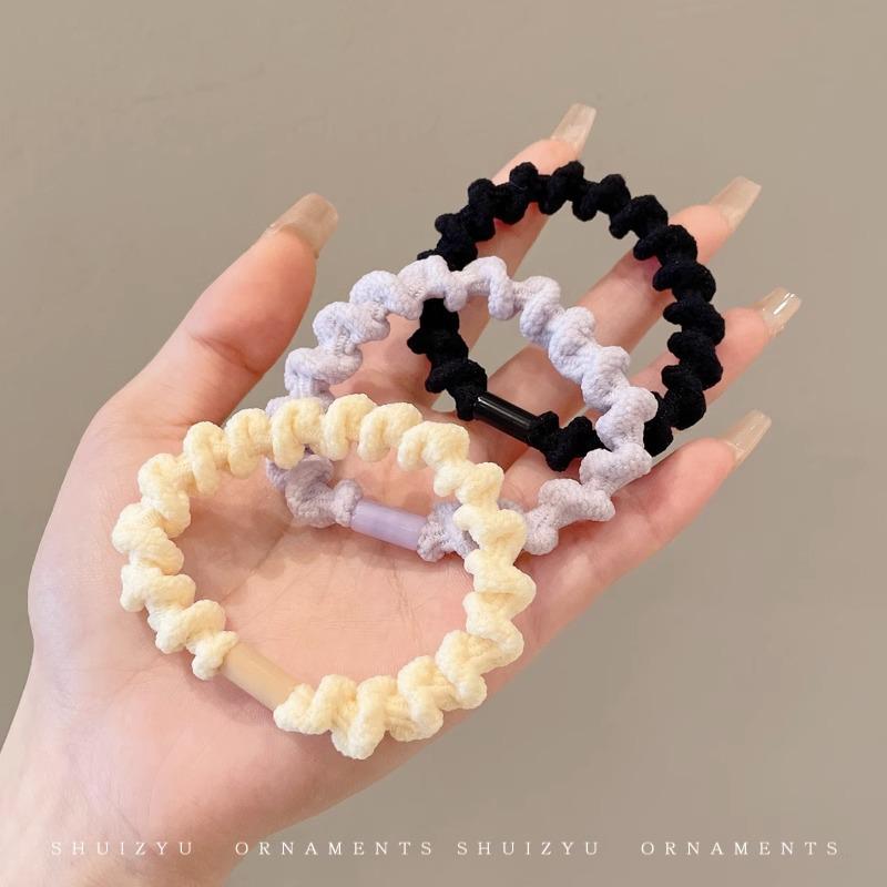 High Elasticity Hair Tie: Versatile Rubber Band Scrunchie for Women & Girls 2025