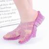 New Summer Sandals Female Crystal Jelly Shoes Beach Shoes Slip Plastic Transparent Shoes Women Sandals Pvc Jelly Sandals
