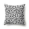 Nordic Leopard Pattern Modern Abstract Polyester Pillowcase Car Decoration Home Printed Waist Rest Pillowcase
