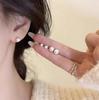 Korean Style S925 Silver Pearl Earrings for Women - Round, Retro, All-Match, Niche, Hypoallergenic