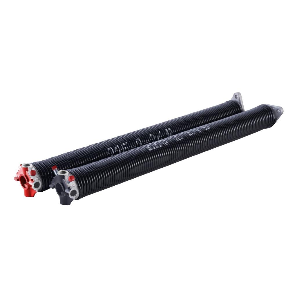 VEVOR Garage Door Torsion Springs, Pair of 0.225 x 2 x 24 in, 16000 Cycles, Electrophoresis Black Coated for Replacement
