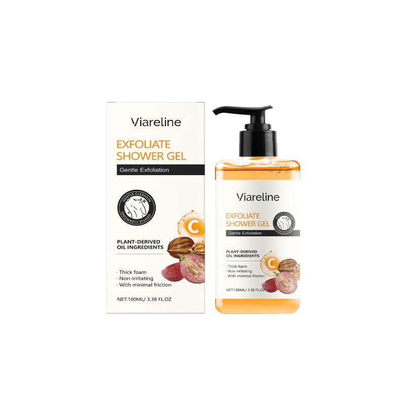 Unisex Exfoliating Cleansing Skin Shower Gel Nourishing Gentle Clean Refreshing Comfortable Moisturizing Beautifying Skin