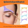 Silicone Eyebrow Card Lazy Person Eyebrow Assistant Eye Makeup Assistant Tool Novice Eyebrow Assistant Eyelash Seal Tool