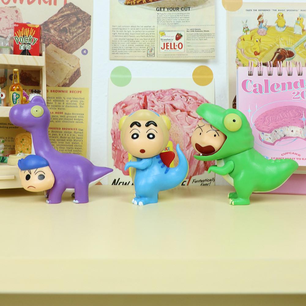 High Quality Crayon Shinchan Dinosaur Themed Action Figures For Collectors And Kids
