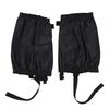 Water Proof Ankle Gaiters Adjustable Elastic Band Breathable Leg Gaiters for Men Women Hiking Hunting Mountain Climbing Black