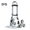 Тележка для тяжелых условий эксплуатации с телескопической ручкой, прочная несущая складная конструкция, тележка для подъема по лестнице, тележка для тяжелых условий эксплуатации