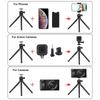 Smartphone Vlog Kit Flexible Tripod and Cardioid Microphone as well as Extendable Phone and BI Color LED Light with   Brightness for Live Str
