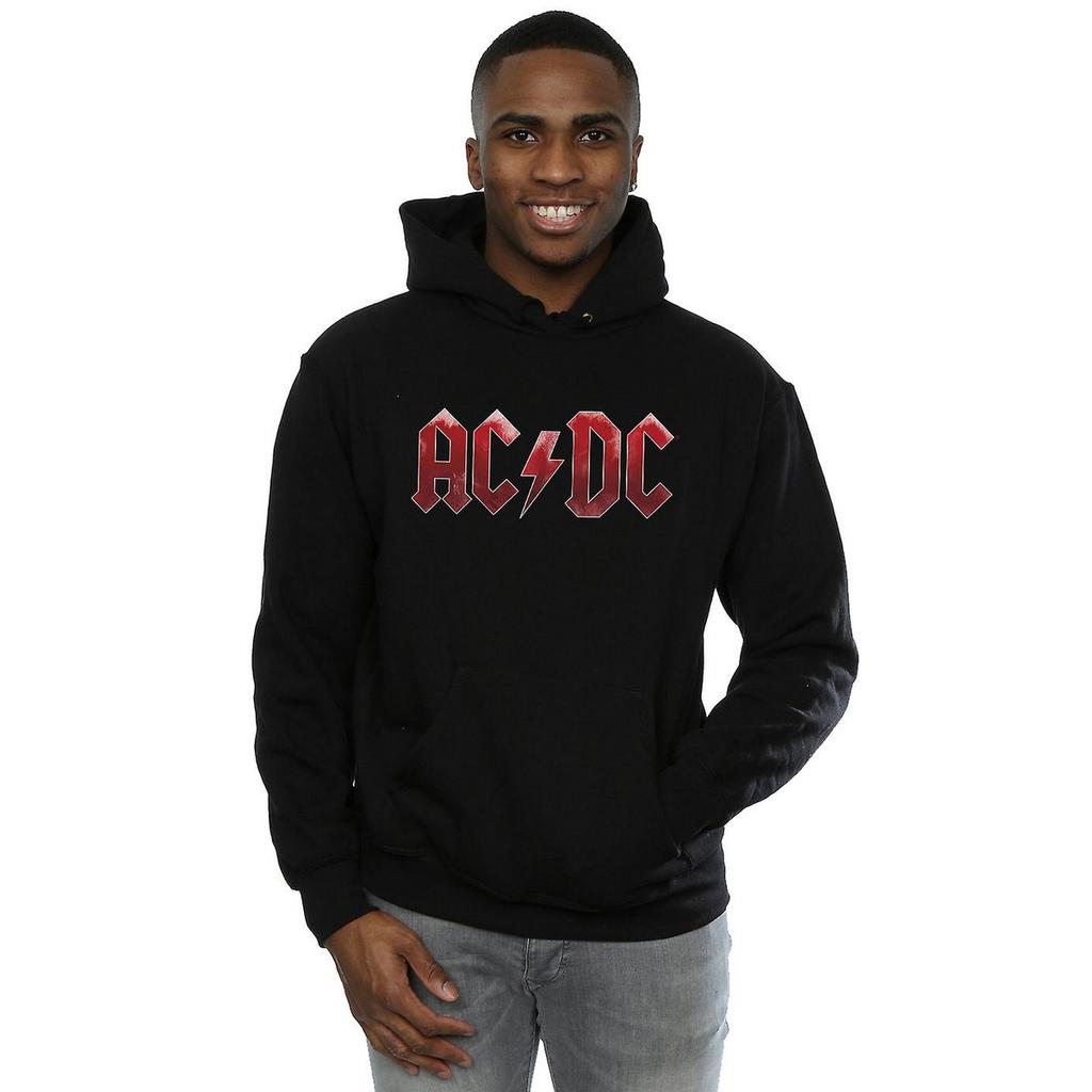 AC/DC Mens Ice Logo Cotton Hoodie