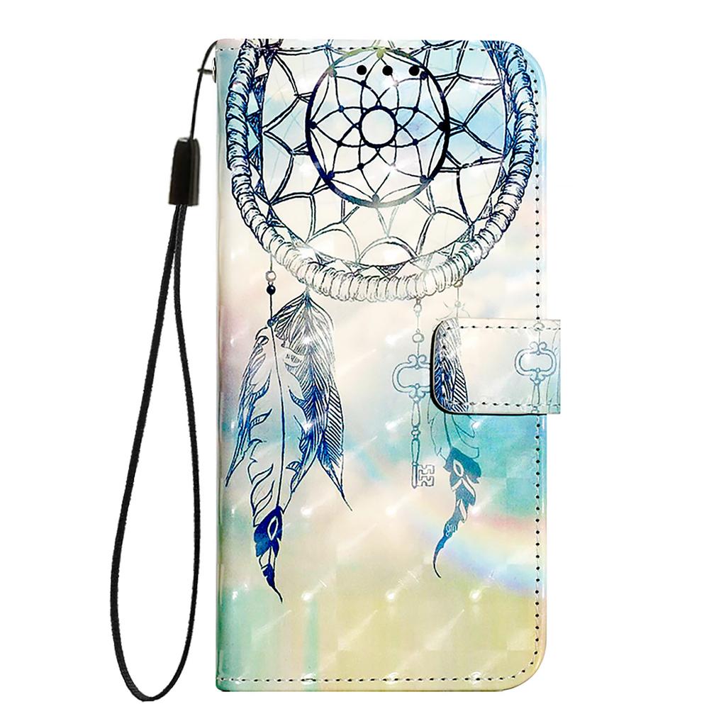 For OnePlus Nord CE4 Lite 5G Leather Case Pattern Printing Wallet Stand Mobile Cover with Strap