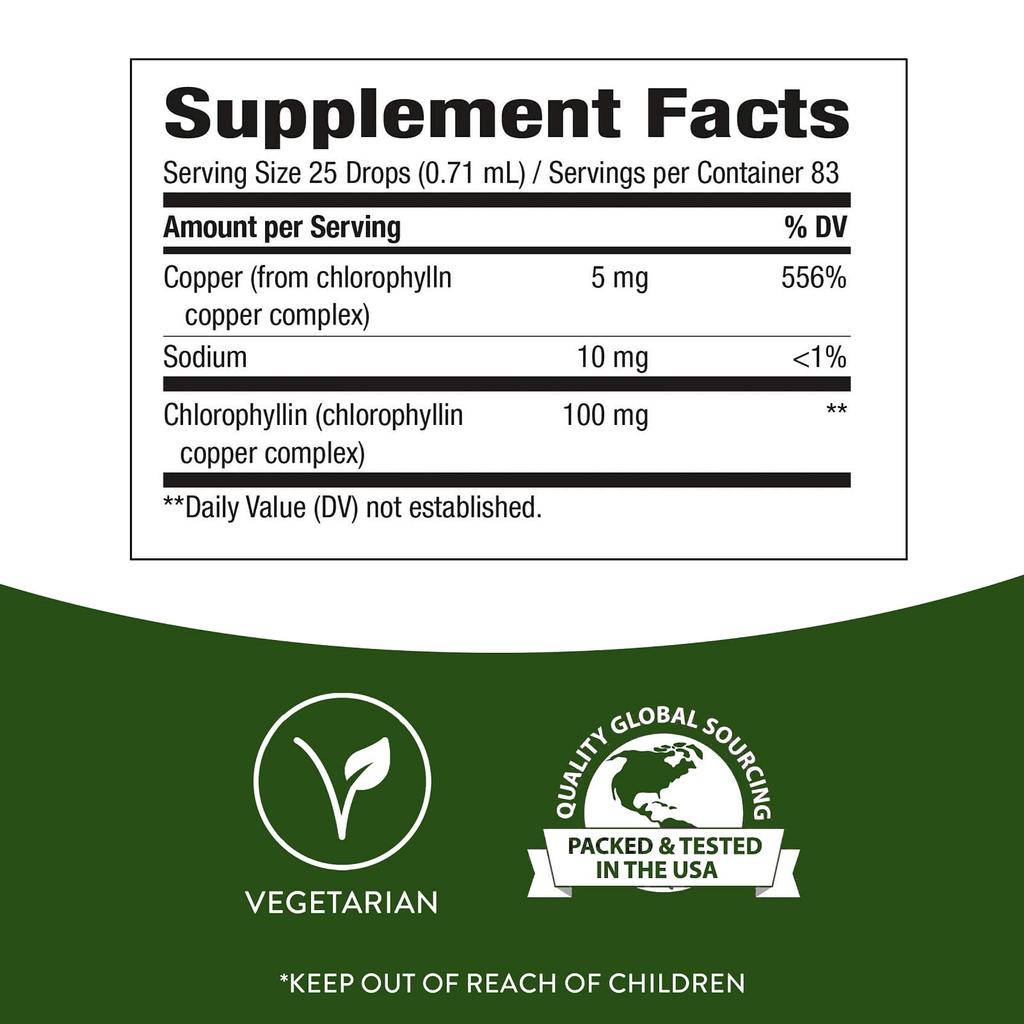 Nature's Way, Chlorfresh, Chlorophyll Drop, Mint Flavor, 2 fl oz (59 ml)