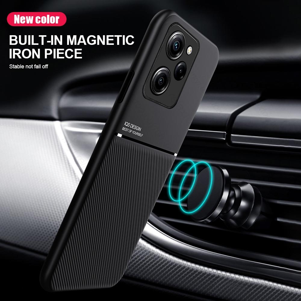 Кожаный матовый текстурный чехол для Xiaomi Redmi Note 13 12 11 10 9 8 Pro Plus Redmi Note 12S 11S 10S 10T 9T 8T Магнитный чехол для телефона