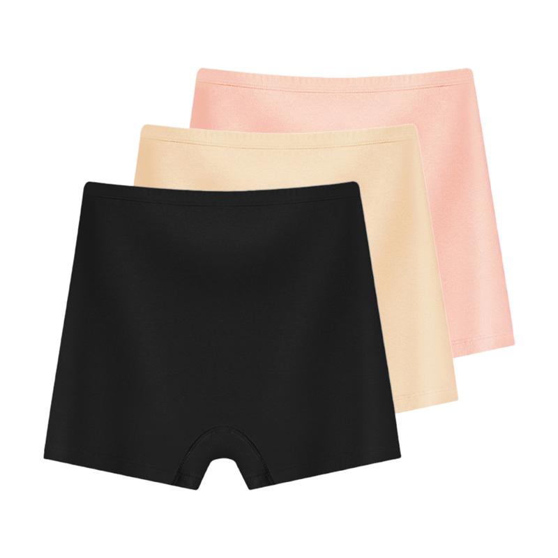 3Pieces/Lot Women's Underwear Boxer Briefs High Waist Panties Plus Size Bottoms Cotton Underpants Lingerie XL-6XL