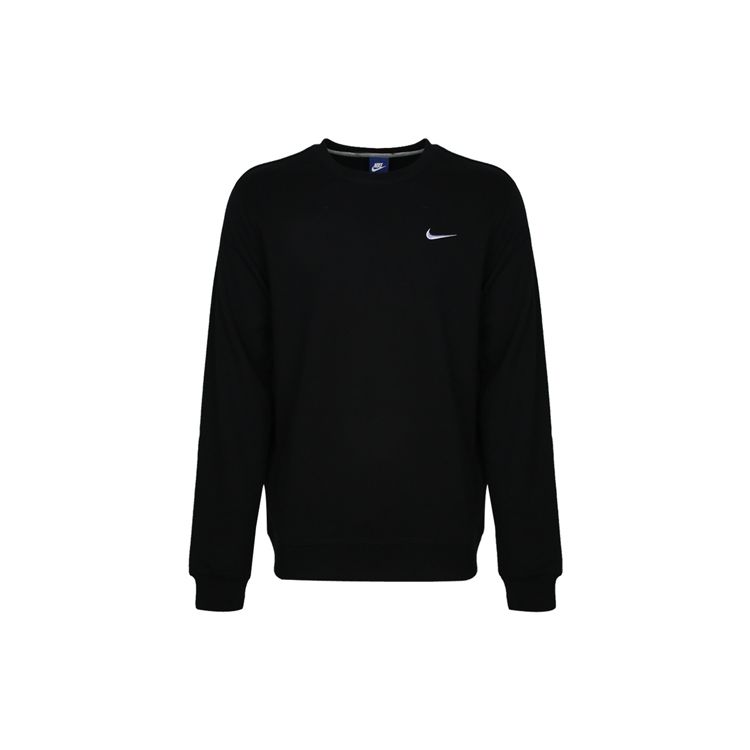 Nike Club Fleece Crew-Neck Sweatshirt Men Tops Black AA3178-010